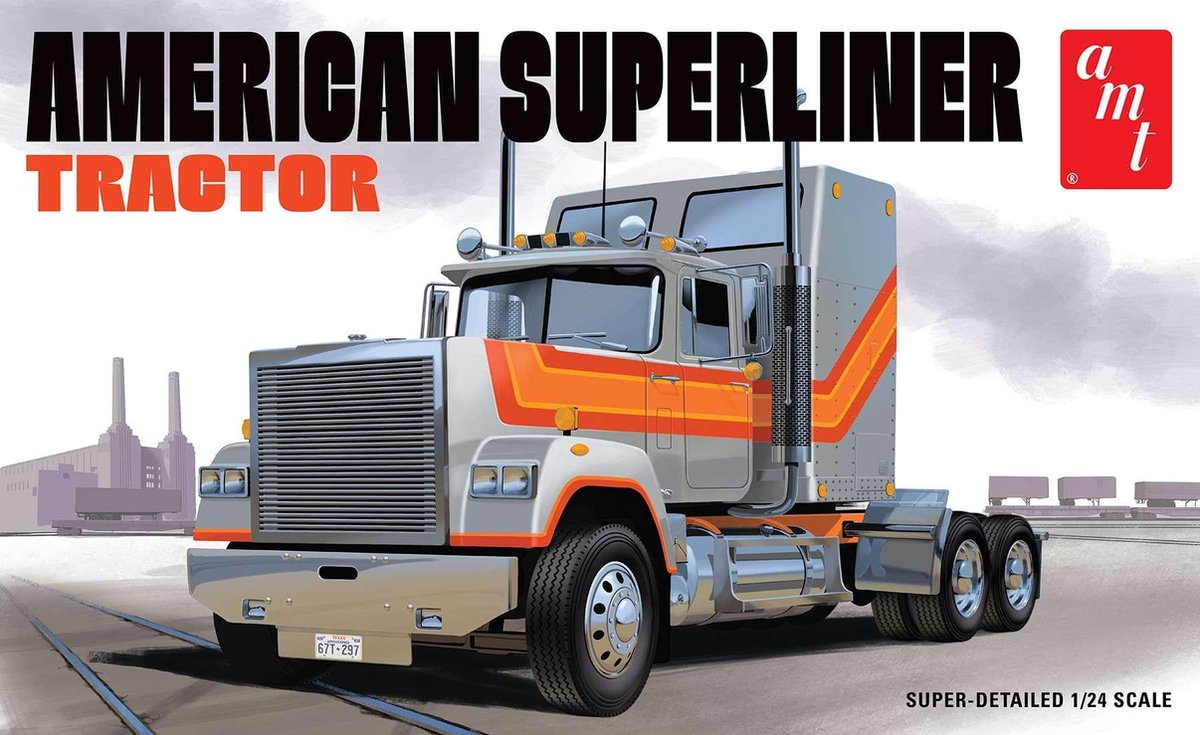 1:24 AMT 1235 American Superliner Truck Plastic kit