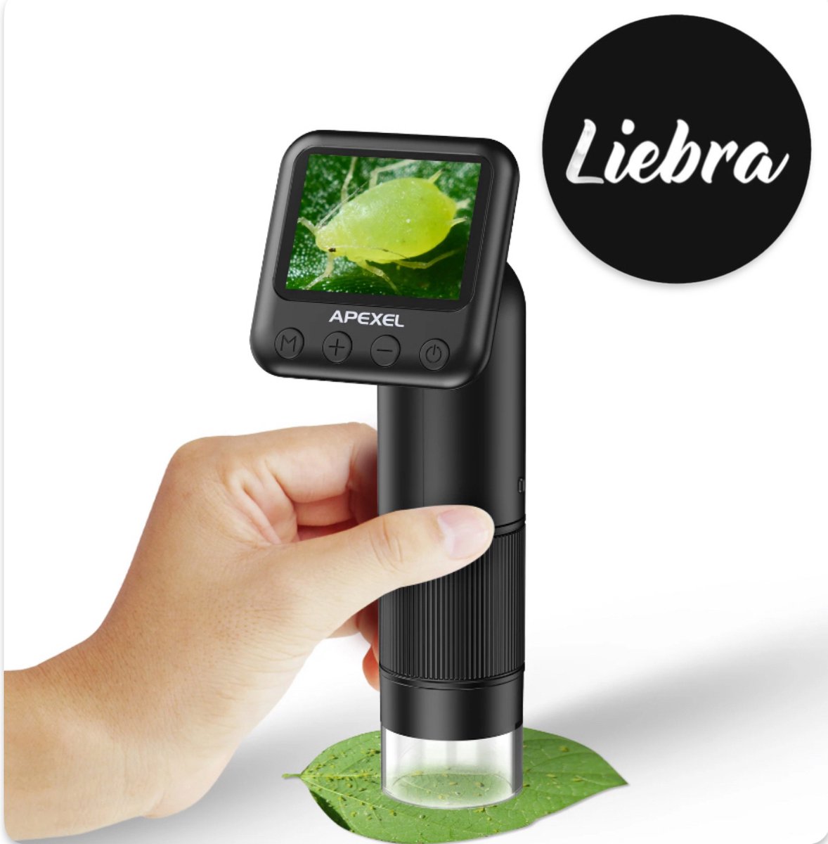 Draagbaar/handheld krachtige microscoop digitale met HD LCD scherm foto & video digitale vergroting max 500x sd usb