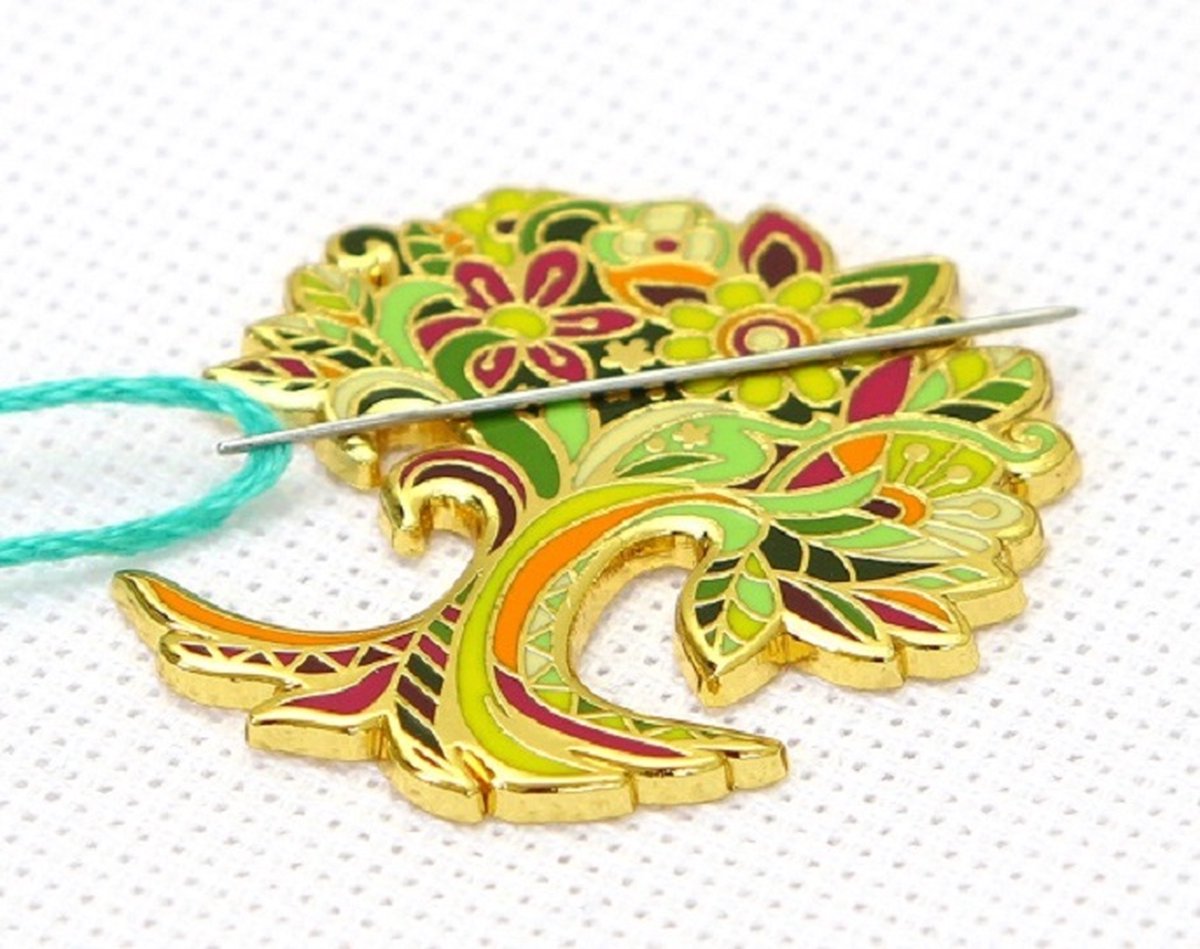 Naaldmagneet - Needleminder Mandala - APS - Tree of Life - Levensboom - magneet om je naald op te laten rusten