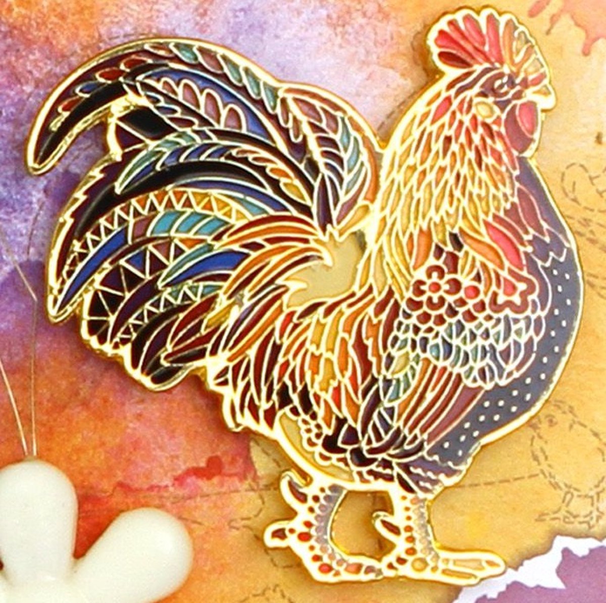 Naaldmagneet - Needleminder Mandala Dieren - Haan