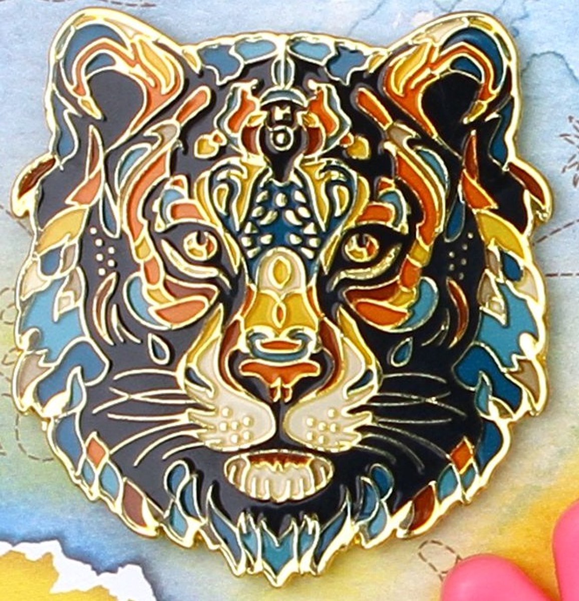 Naaldmagneet - Needleminder Mandala Dieren - Tijger