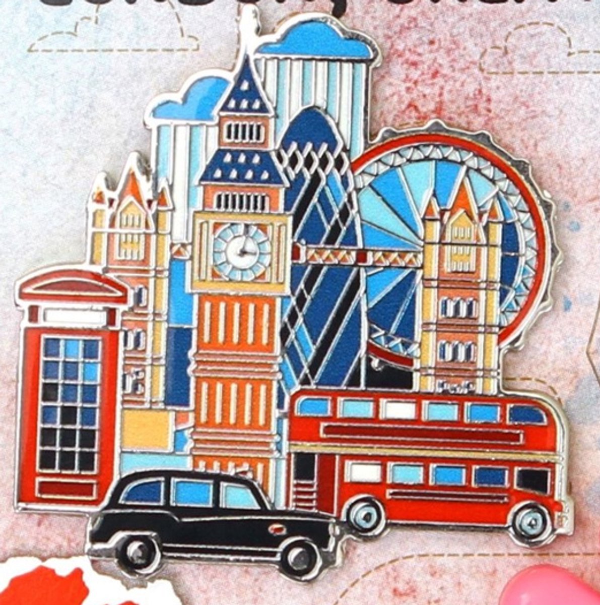 Needleminder Mandala Steden - LONDON - naaldmagneet