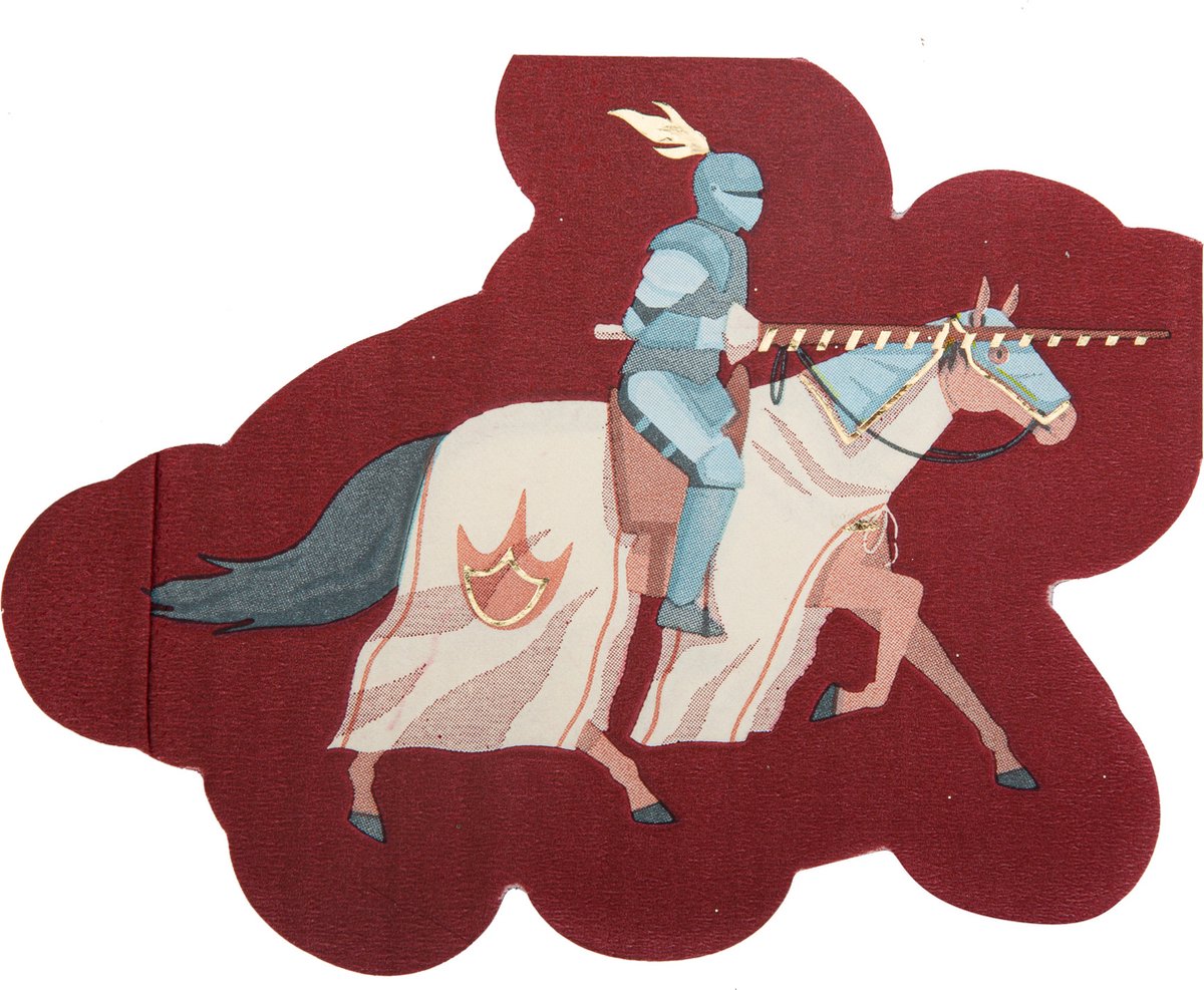 ARTYFETES - 16 ridder servetten 33 x 24 cm