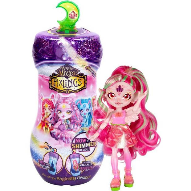 Pixling Fairy Seizoen 2 Pop - MAGIC MIXIES - Magische pop in een fles, 4 om te verzamelen, met ingrediënten