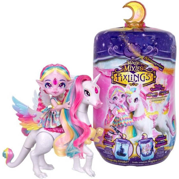 Pixling Unia en Cosmic Doll - MAGIC MIXIES - Pop en eenhoorn in fles, met ingrediënten