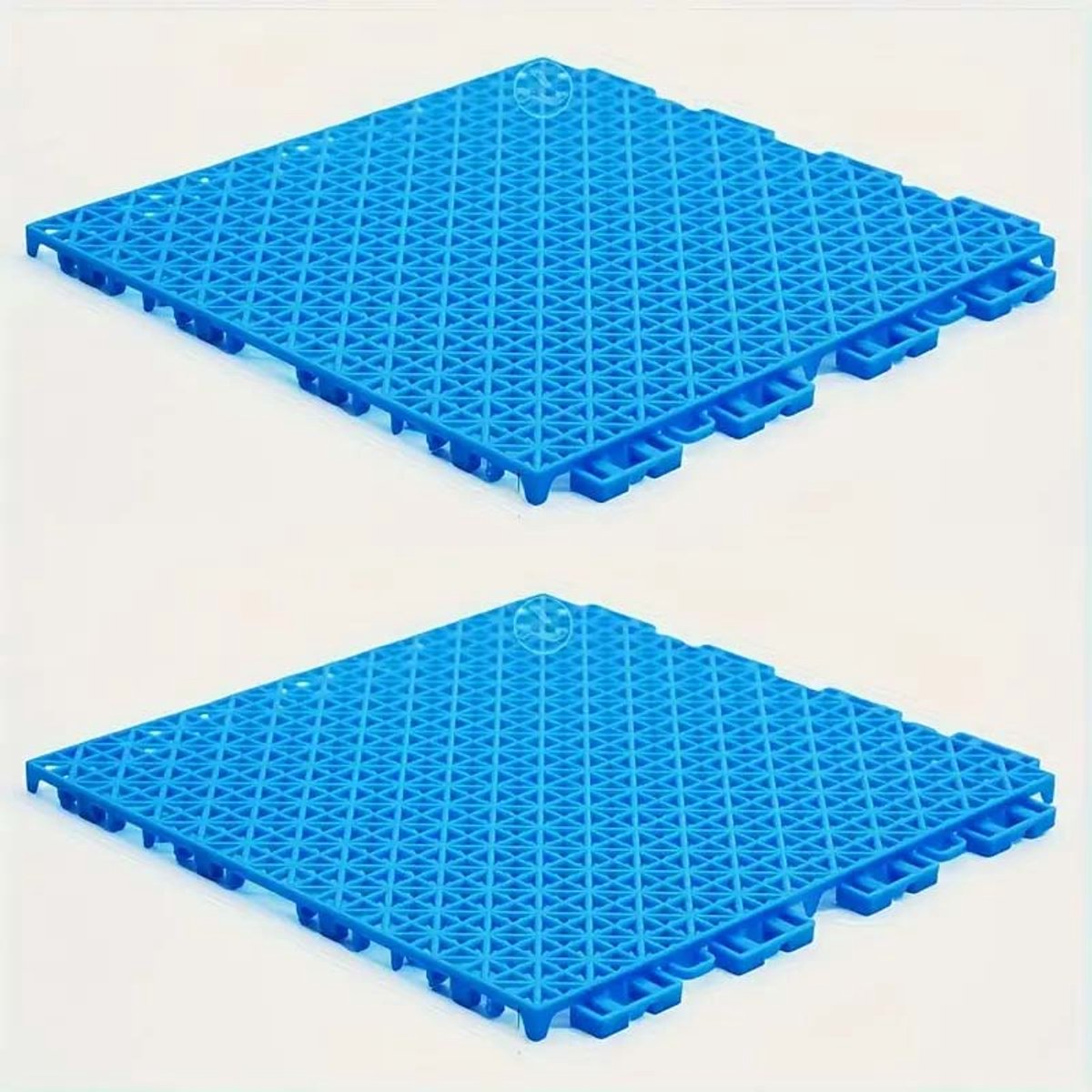 2 Stuks Zwembadafvoermatten, Bovengrondse Banen Om Te Voorkomen Dat Vuil In Het Zwembad Terechtkomt, Zwembadmatten Met Meerdere Verbindingsmethoden, In Elkaar Grijpende Kunststofvloeren