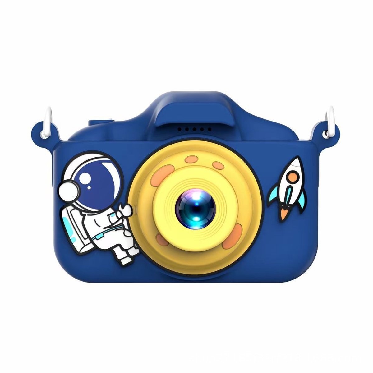 Cameraspeelgoed Voor Kinderen Meisjes Astronauten Selfiecamera Peuters HD Digitale Videocamera Kerst Verjaardagscadeau Voor Jongens 3 4 5 6 7 8 9 10 Jaar Oud(marineblauw)