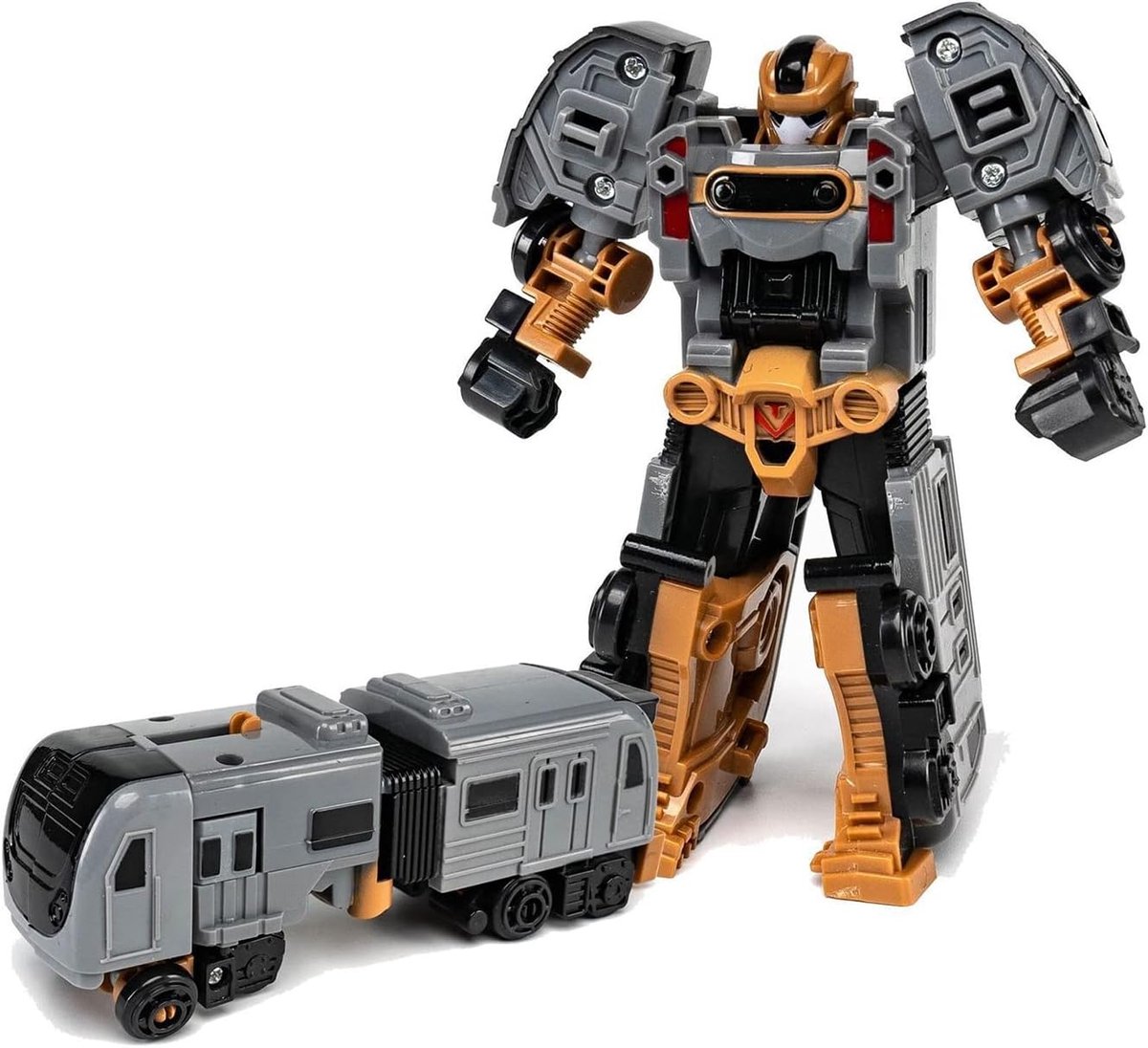 Robot Vervormingsvrachtwagen Modelspeelgoed Verschillende Stijlen Robottransformator Speelgoed Kinderen Speelgoedauto Verjaardagscadeau Bruin