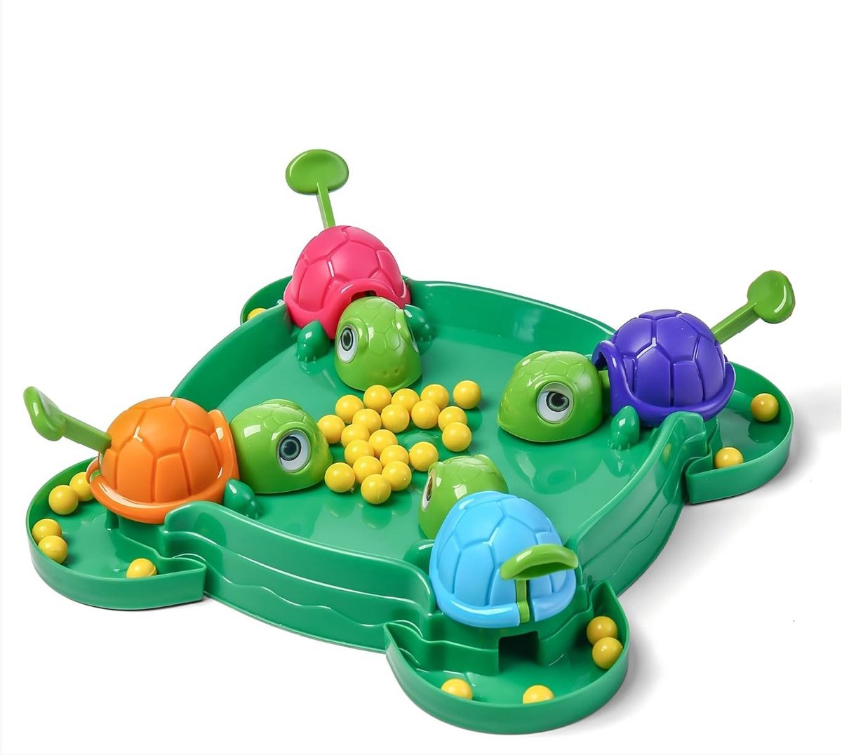 Turtle Bean Game – Interactief Kinderspel – 36 Bonen – Kleurrijk Gezelschapsspel voor 2-4 spelers – Educatief & Leuk voor Familie en Kinderen