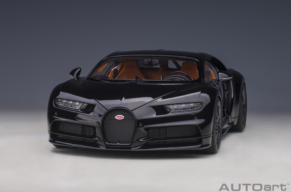 AUTOart 1/18 Bugatti Chiron Sport - Nocturne Black