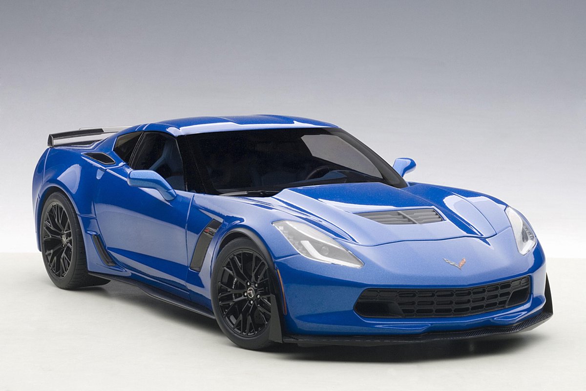 AutoArt 1/18 Chevrolet Corvette C7 Z06 - Laguna Blue Tintcoat