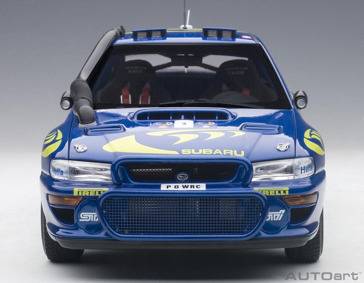 AutoArt 1/18 Subaru Impreza WRC - Winner Safari Rally 1997 - Colin McRae/Nicky Grist