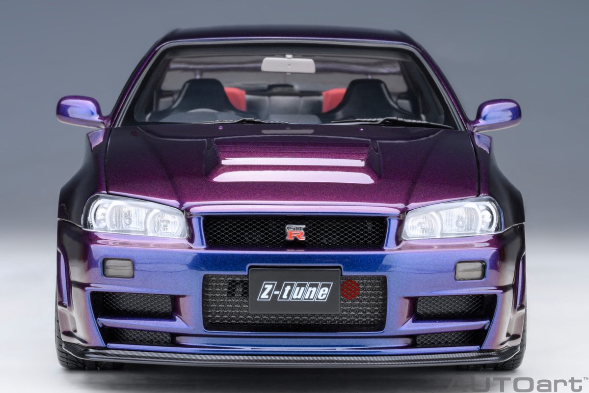 Nissan Skyline R34 GT-R Z-Tune modelauto 1:18 AutoArt 77464