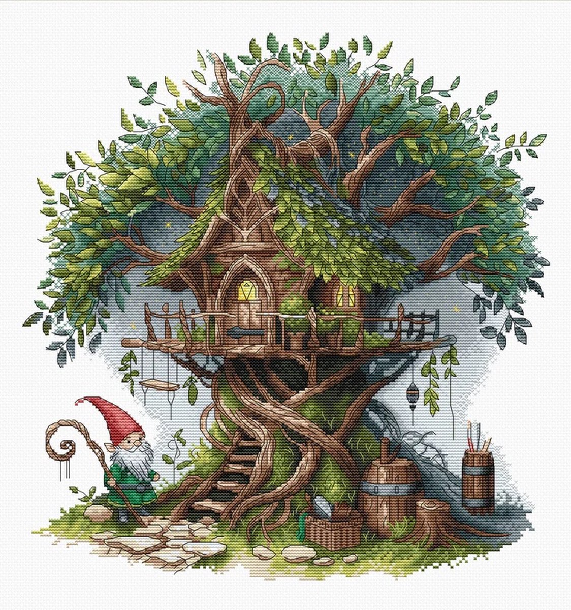 Borduurpakket Ava Stitch - Welcome to my Home - Welkom in my Huis