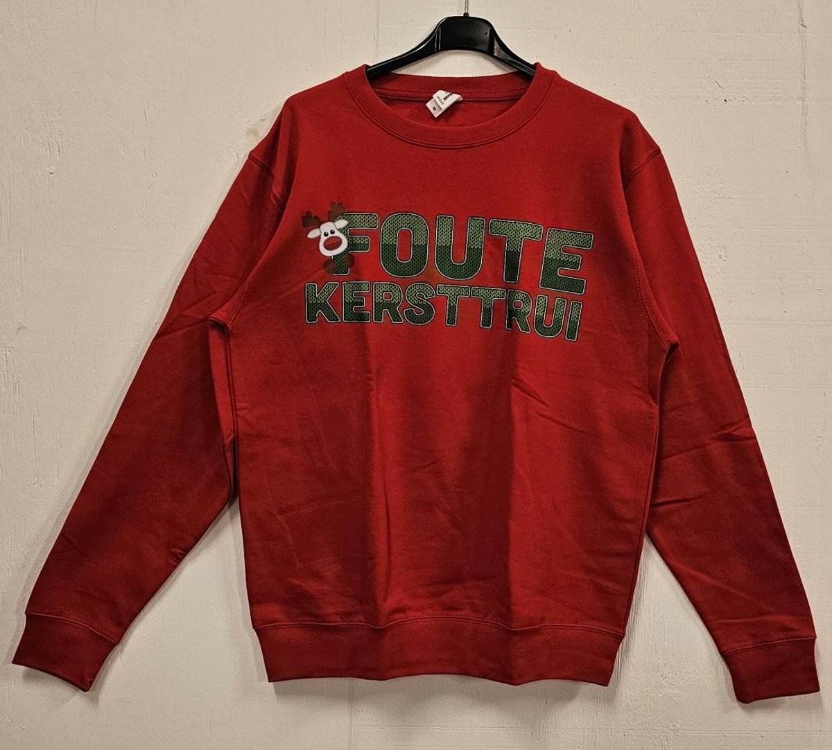 Foute kersttrui - kerstcadeau - Dames / Heren / Unisex Kerst Kleding - Grappige Feestdagen Outfit - Sweater - Rood - Maat M