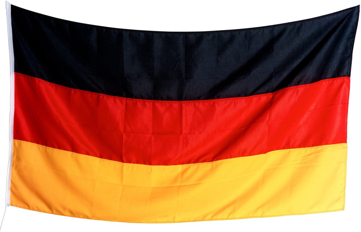 Duitse vlag gemaakt van polyester
