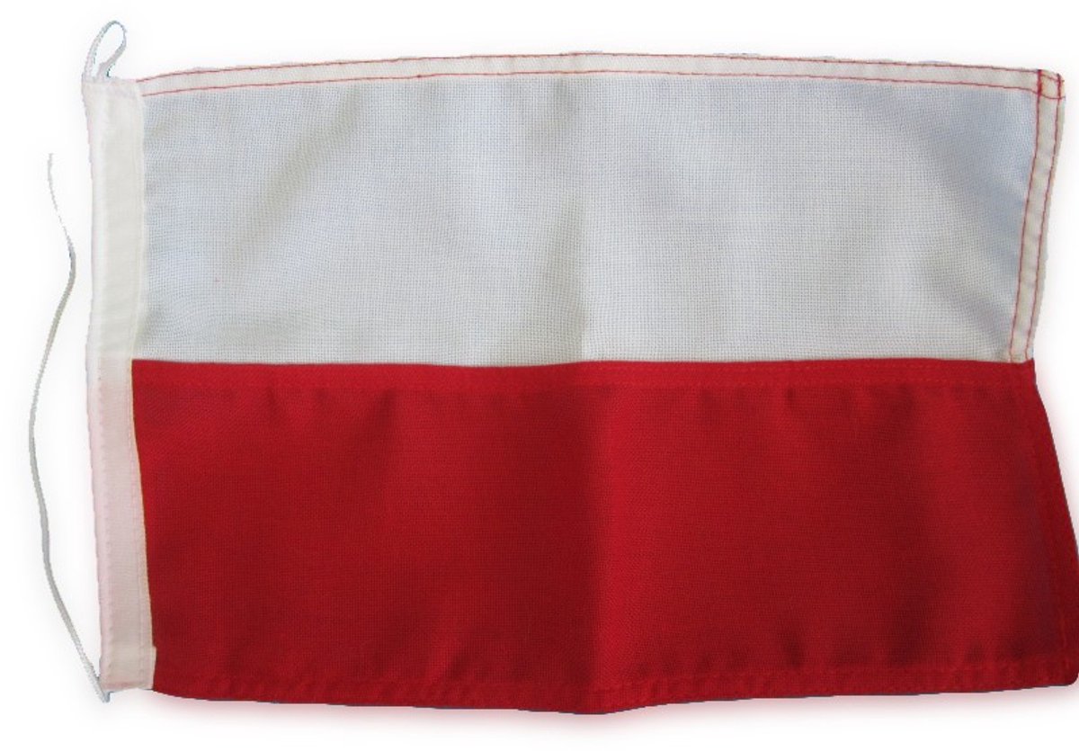 Nautische vlag POLEN 20 x 30cm