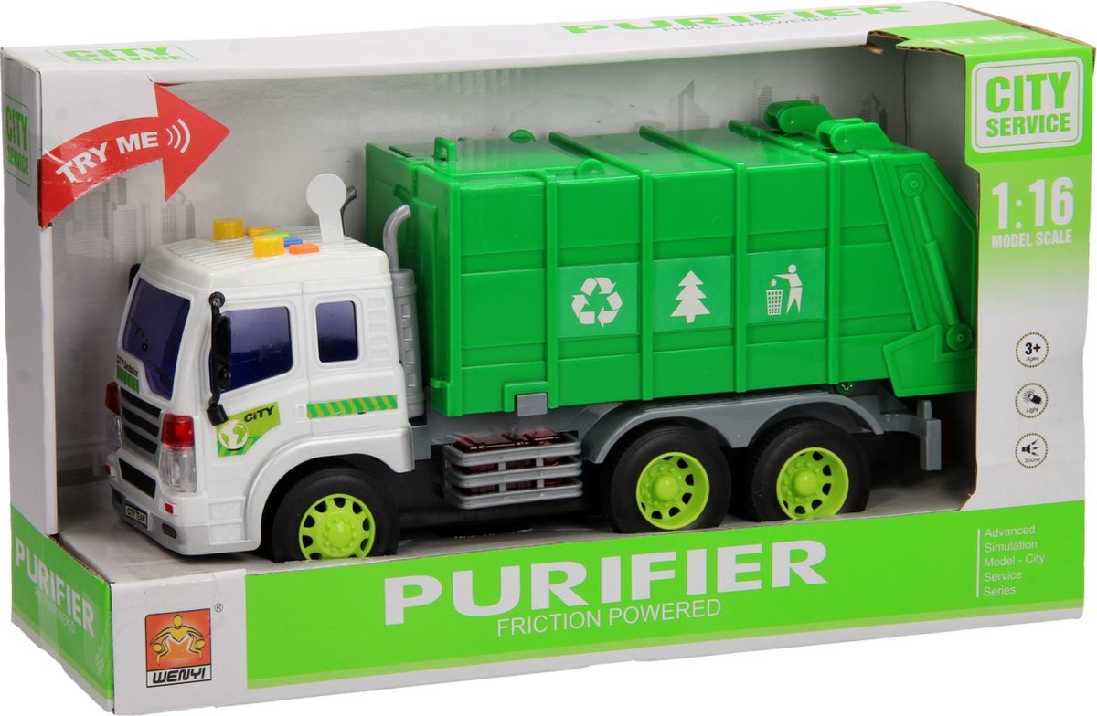 Vuilniswagen Licht & Geluid