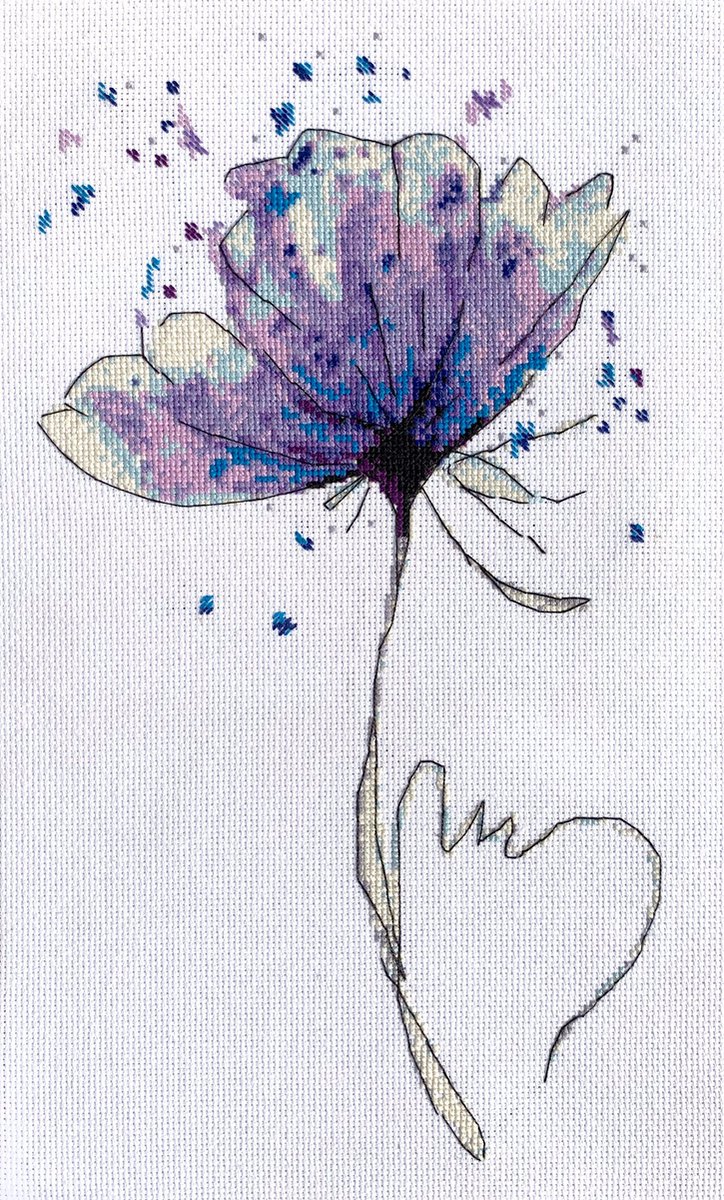 Borduurpakket ABRIS ART - Azure Blue - Azuurblauw