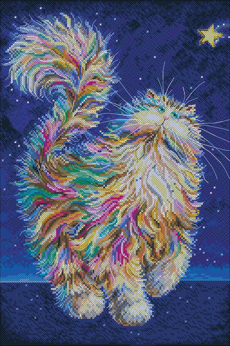 Borduurpakket ABRIS ART - Falling Star - Vallende Ster