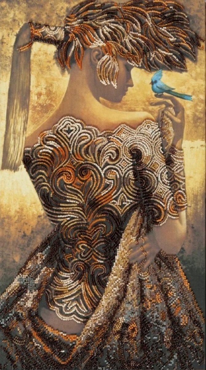 kralen borduurpakket DAY FLICKER - ABRIS ART