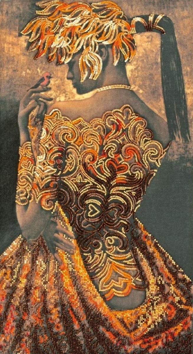 kralen borduurpakket GOLD OF THE NIGHT - ABRIS ART