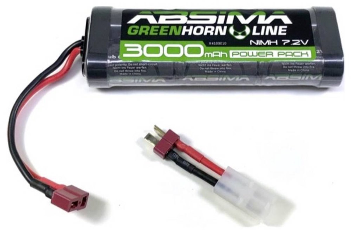 Absima NiMH accupack 7.2 V 3000 mAh Softcase Tamiya