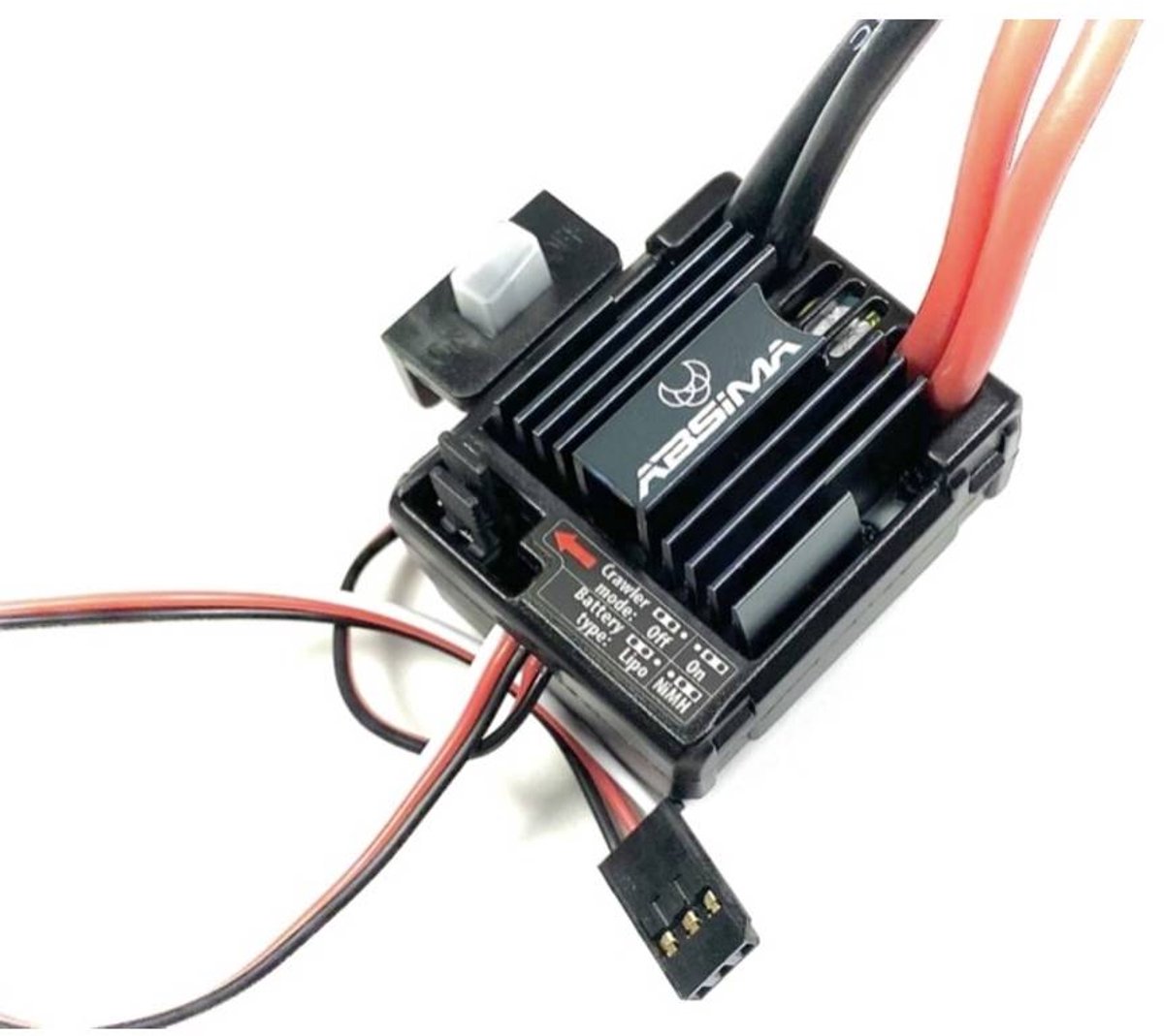 Absima V2 All in one Brushed rijregelaar voor RC auto