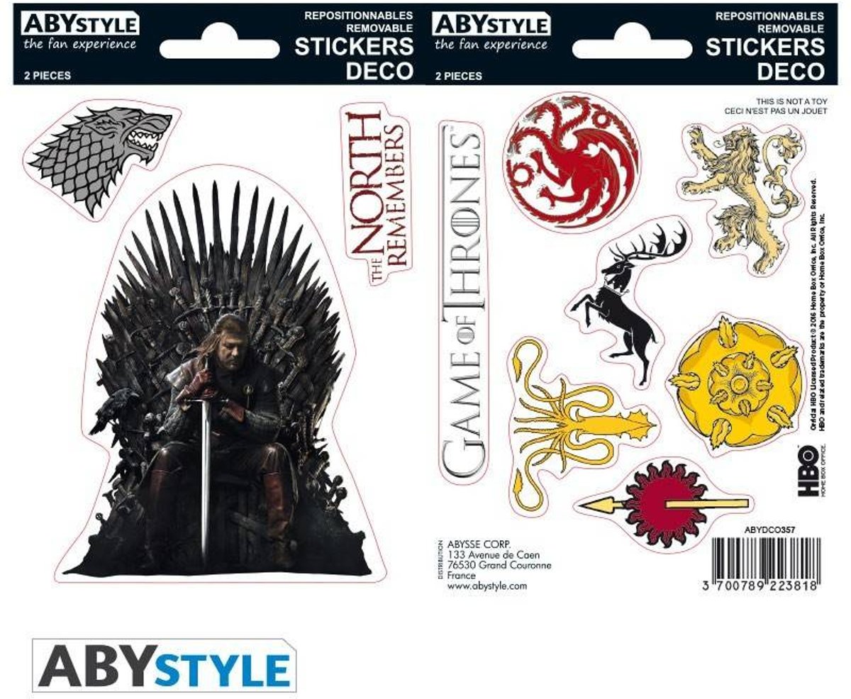 GAME OF THRONES - Stickers
