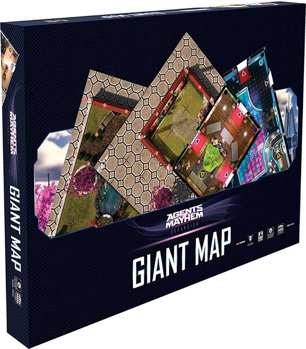 Agents of Mayhem Pride of Babylon: Giant Map Tile Uitbreiding - Academy Games - Engelstalige Editie
