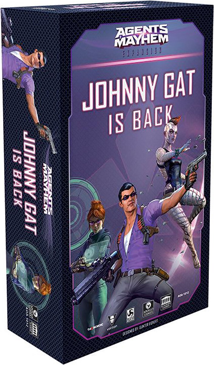 Agents of Mayhem Pride of Babylon: Johny Gat Uitbreiding Uitbreiding - Academy Games - Engelstalige Editie