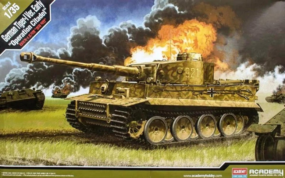 1:35 Academy 13509 German Tiger-I Ver. EARLY 
