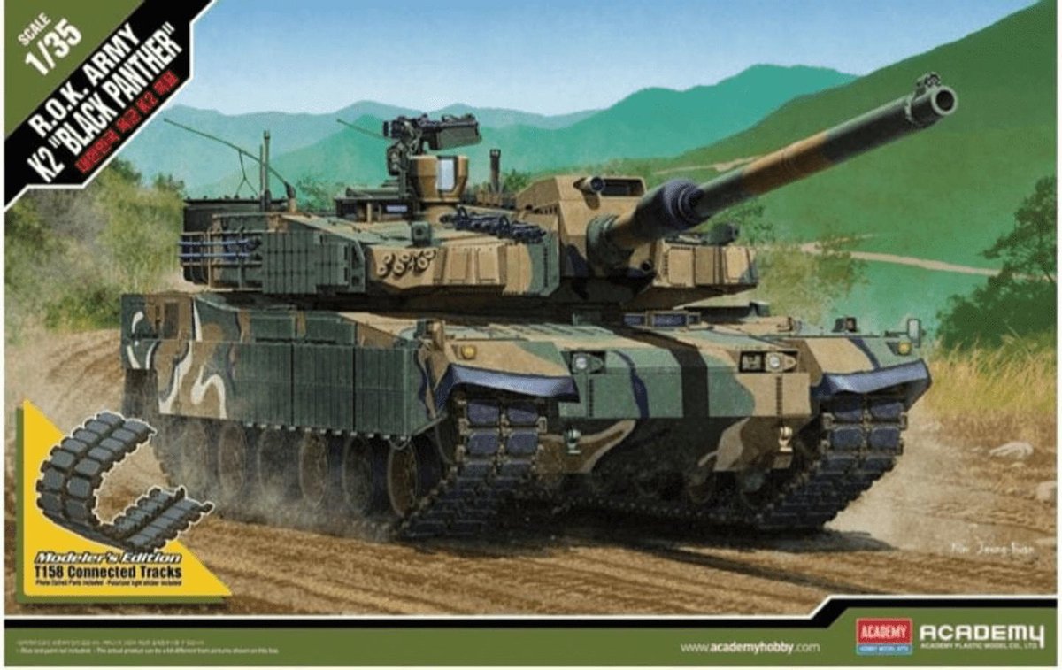 1:35 Academy 13511 Rok Army K2 Black Panther Plastic kit