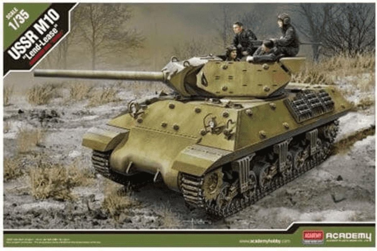 1:35 Academy 13521 1/35 USSR M10 Lend-Lease Plastic kit