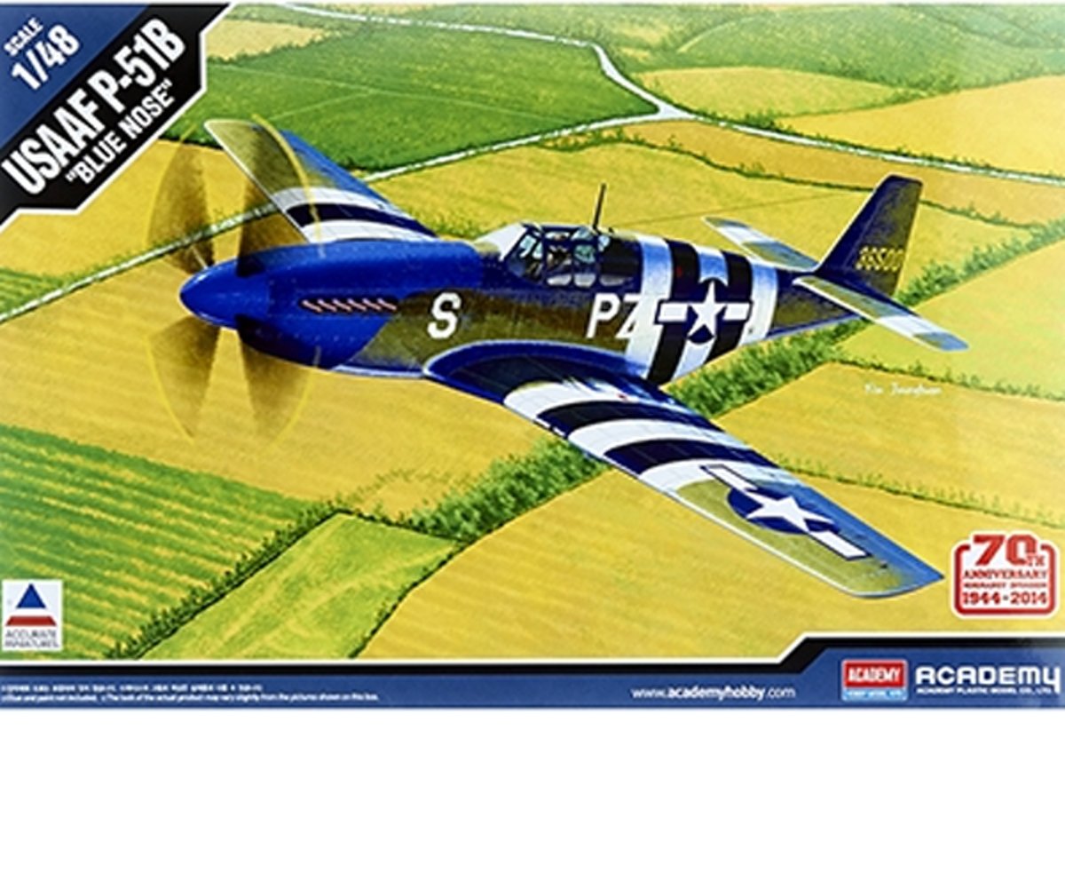 ACADEMY 1:48 USAAF P51B 