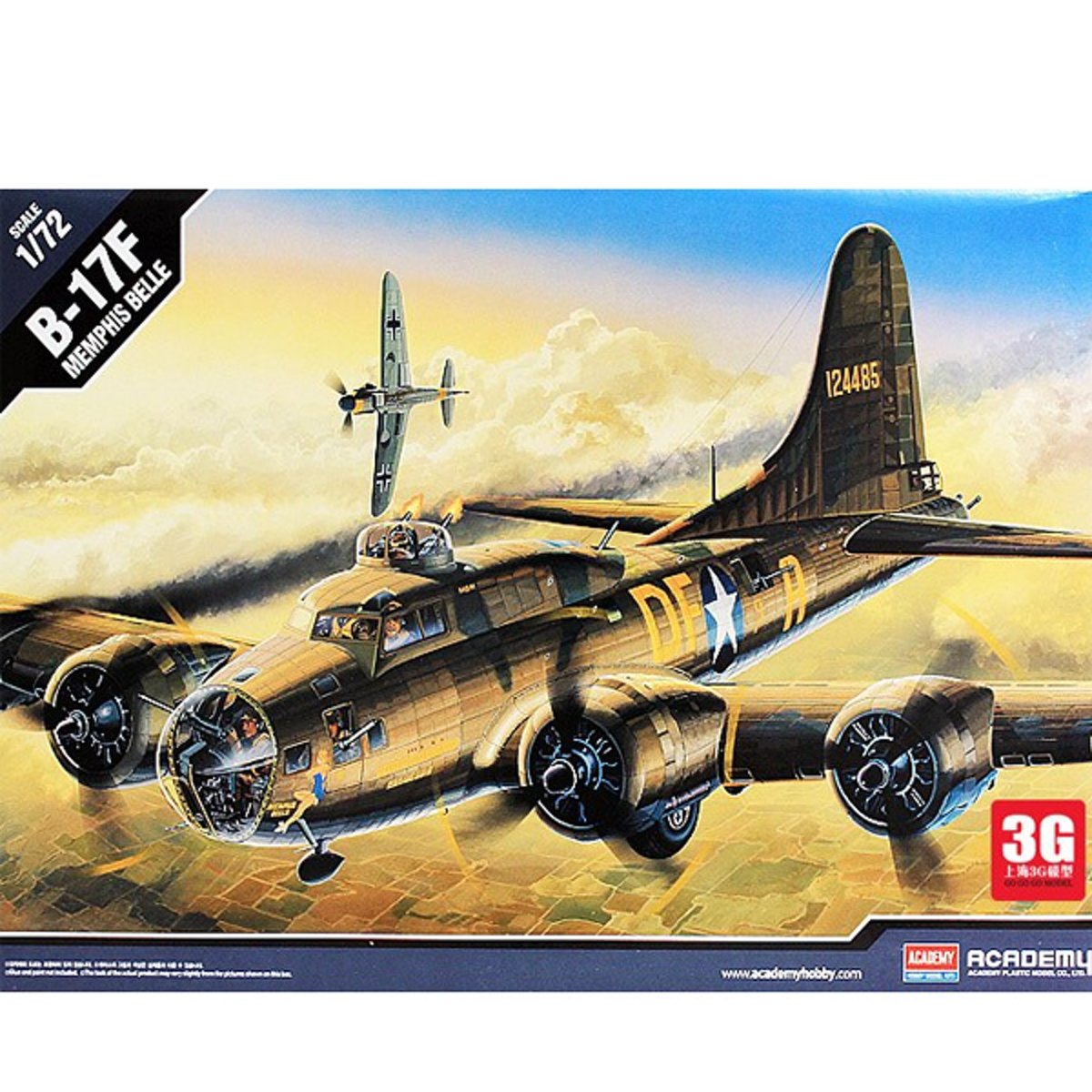 ACADEMY 1:72 B-17F Memphis Belle