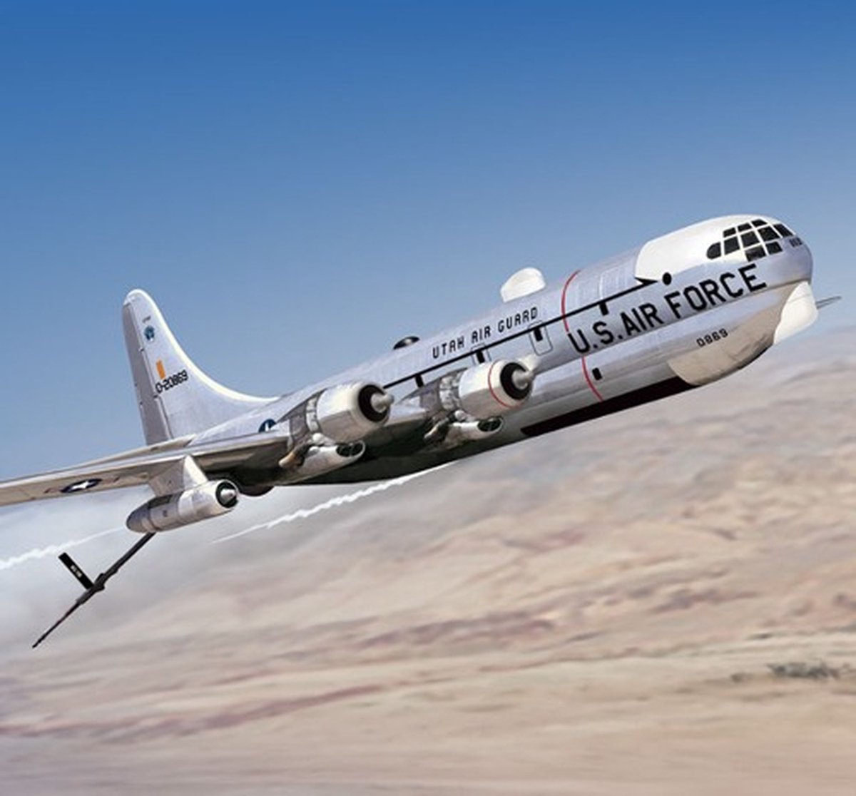 Academy Modelbouwpakket Vliegtuigen - 12640 Boeing C-97 Stratofreighter - USAF KC-97L Stratofreighter Plastic - 1:144 -