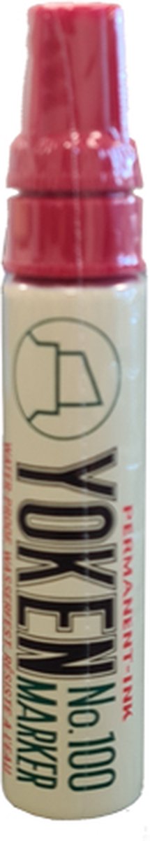 Ace Verpakkingen - Viltstift - Stift - Markeerstift - Yoken - NO.100 - Rood