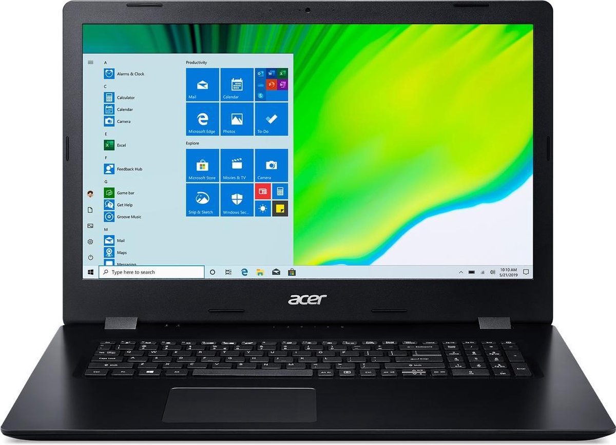 Acer Aspire 3 / 17,3 inch /  i3-1005G1 / 4gb / 512gb SSD / Windows 10