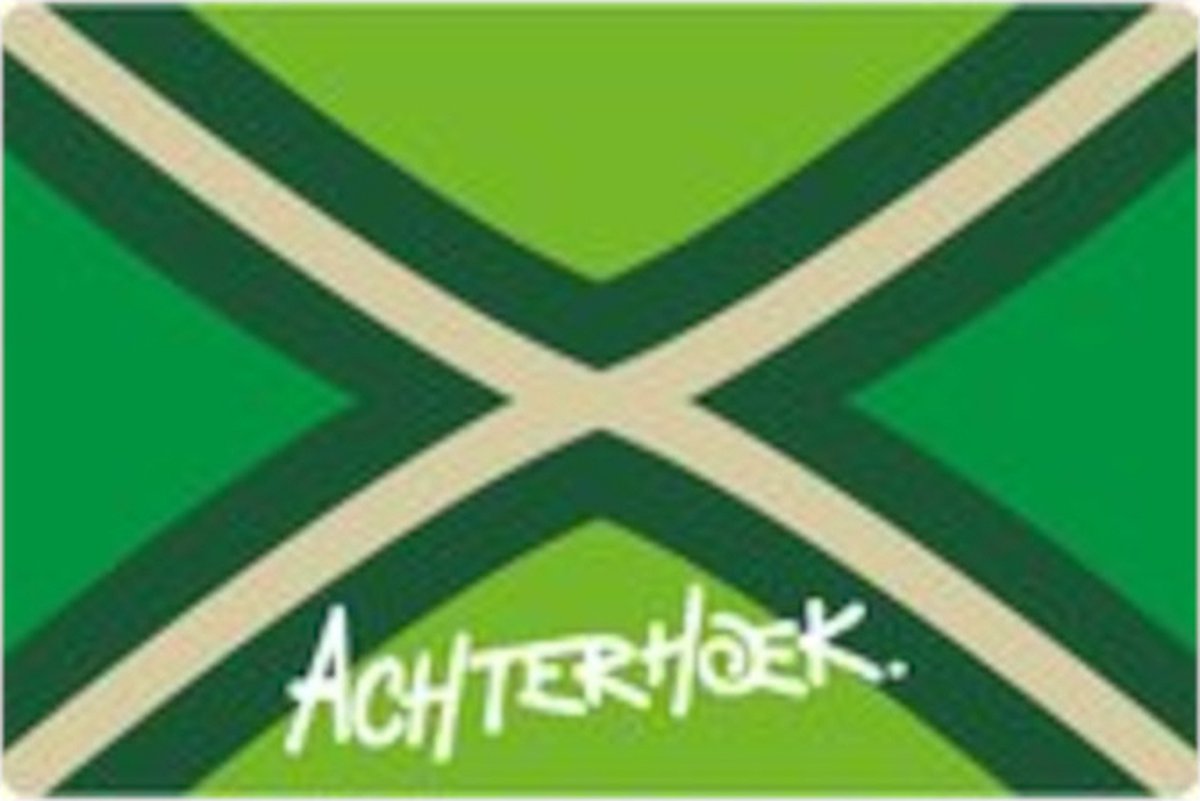 Sticker van de Achterhoekse Vlag - Klein formaat 55 x 85 - Gratis Verzonden