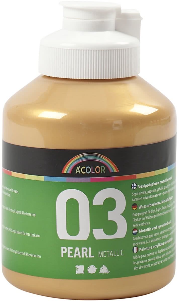 A-color Metallic acrylverf, goud, 03- metallic, 500 ml