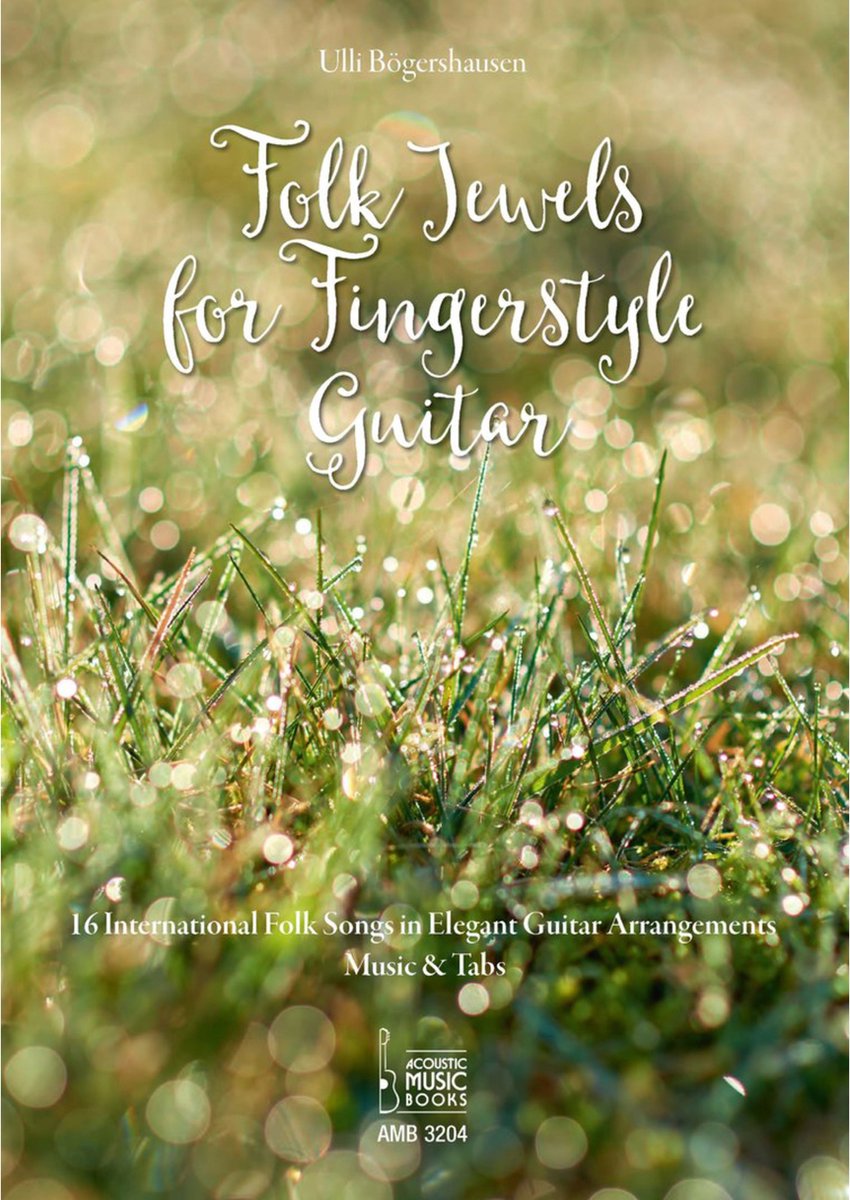 Acoustic Music Books Folk Jewels for Fingerstyle Guitar - Songboek voor gitaar
