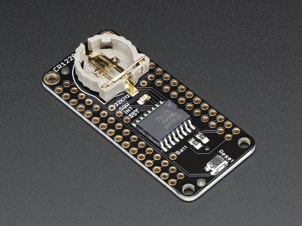 DS3231 Precision RTC FeatherWing - RTC Add-on For Feather Boards Adafruit 3028