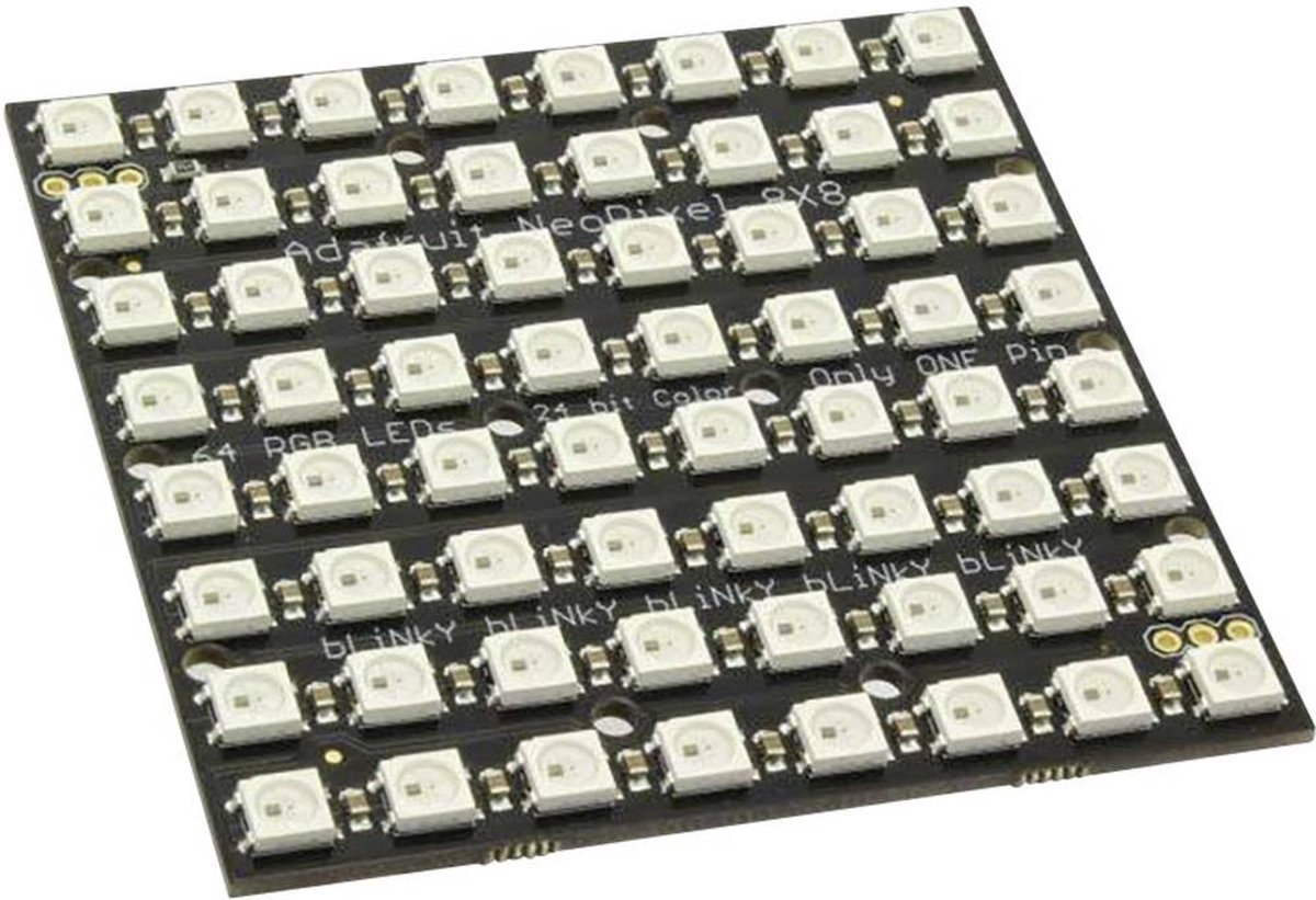 Ontwikkelingsbord NeoPixel NeoMatrix 8x8 - 64 RGB LED Pixel Matrix Adafruit 1487