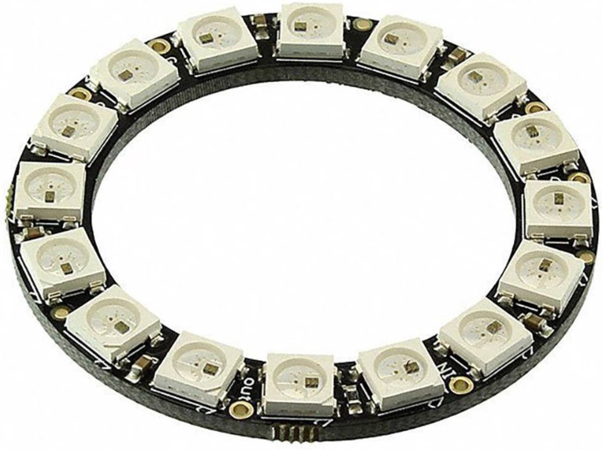 Uitbreidingsmodule NeoPixel-ring - 16 x 5050 RGB LED Adafruit 1463