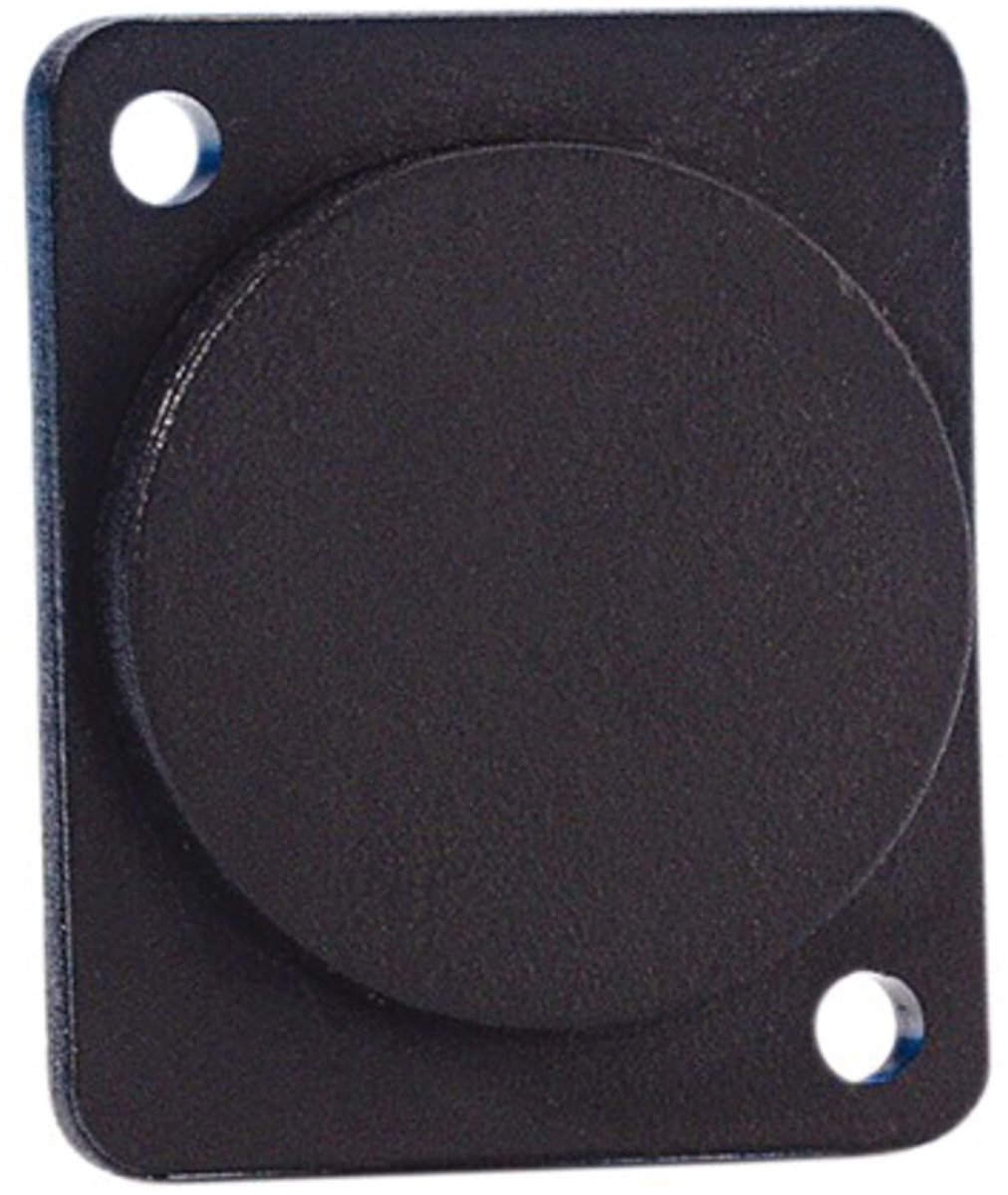 Adam Hall 7839 Leermodul - XLR-Stanzung universeel, Kunststof, zwart - Rack accessoire