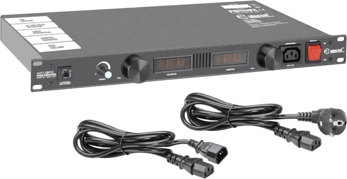Adam Hall PCL 10 PRO Power Conditioner 19