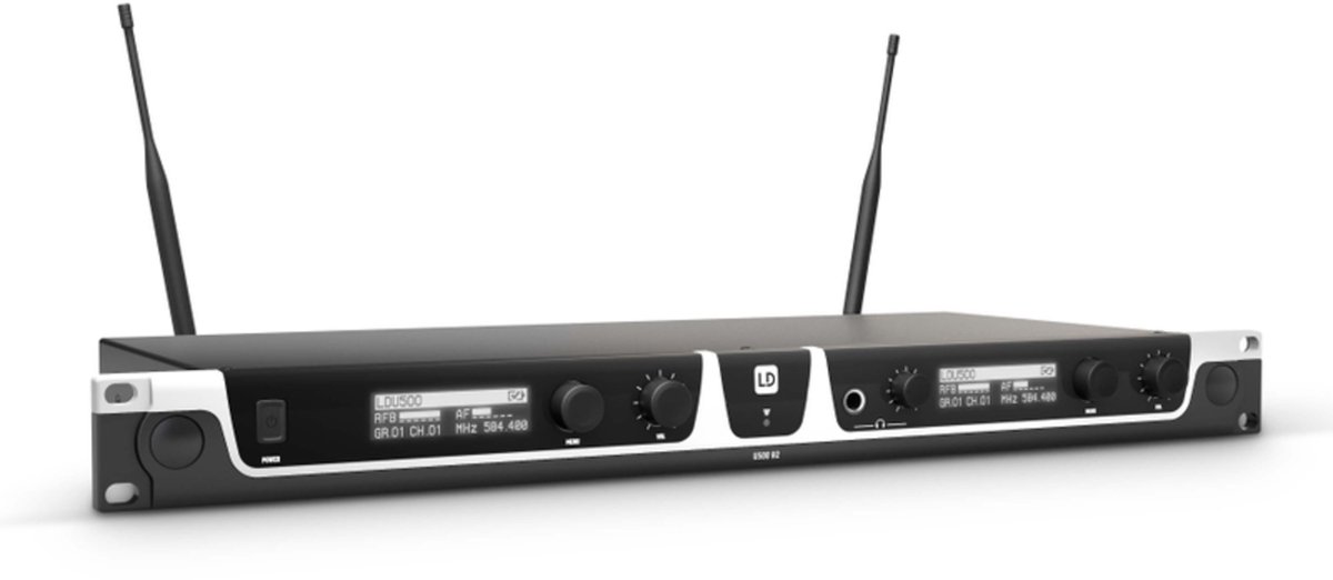 Adam Hall U505 HHC 2 584-608MHz - Draadloze transmissie set