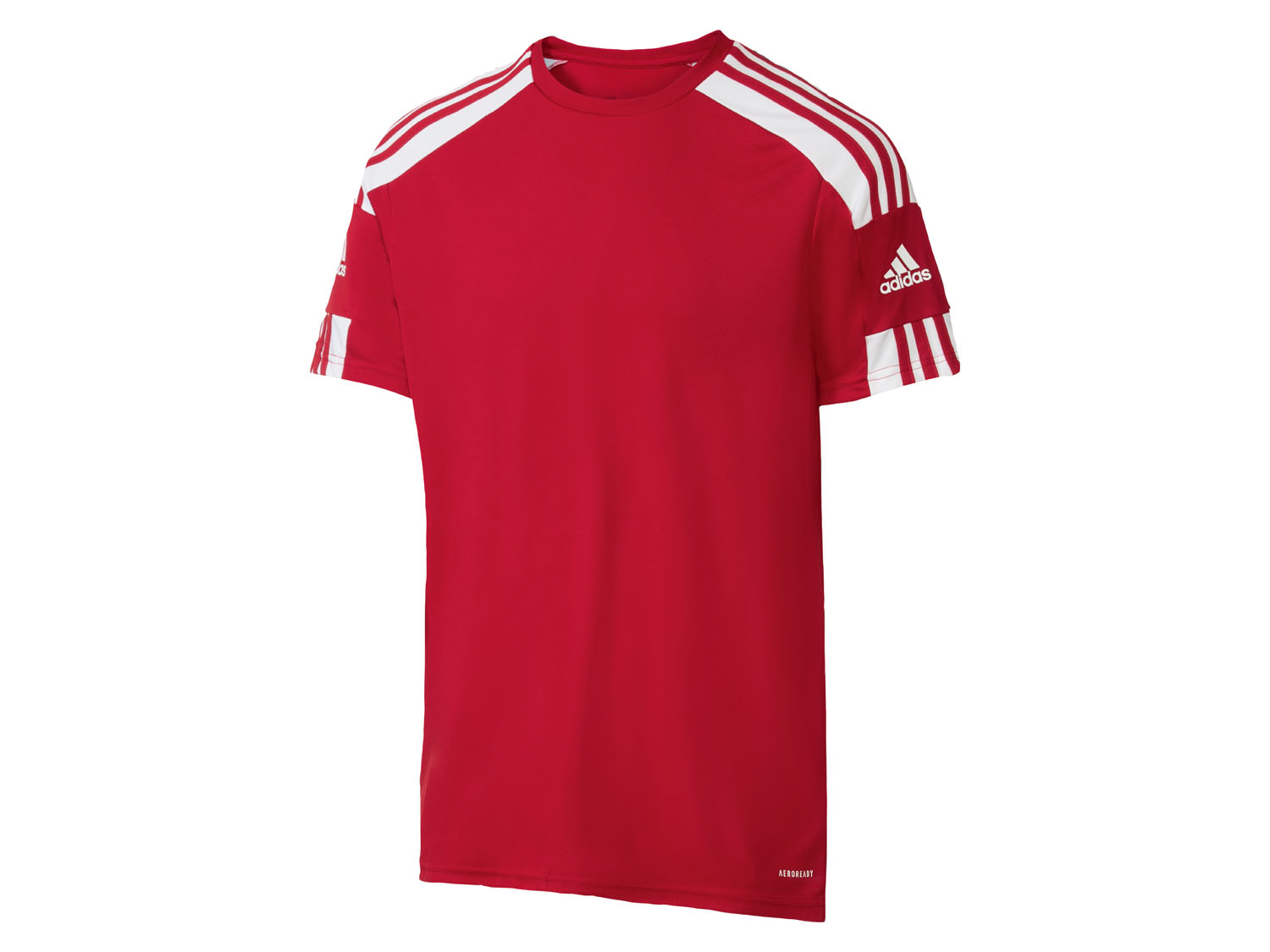 adidas Heren T-shirt (XL, Rood)