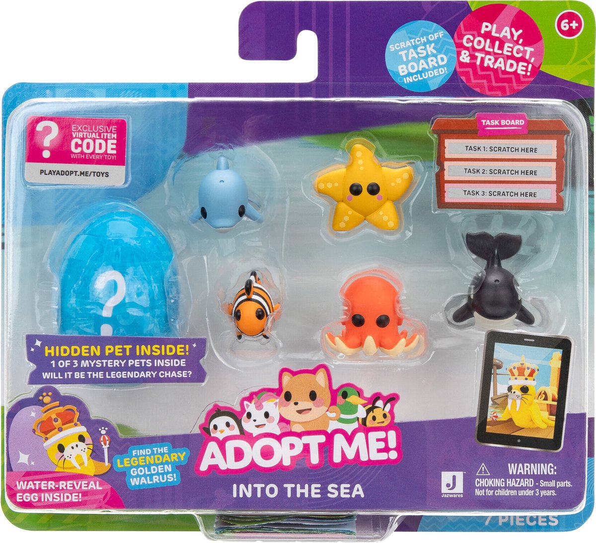 Adopt me! Pets 6-Pack Into the sea
